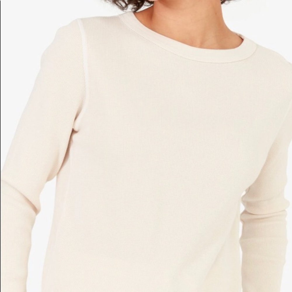 MATE the Label Organic Crew Thermal in Bone size S